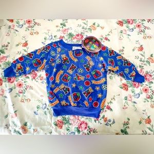 Vintage 90s bear crewneck. New with tags.